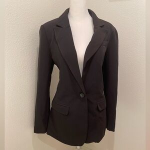 NWT Womens Vince Camuto Black Blazer Suit Jacket Top Size Medium​​​​​​